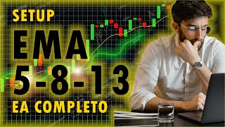 Setup EMA5813 em Mql5  Robô de automação de negociações