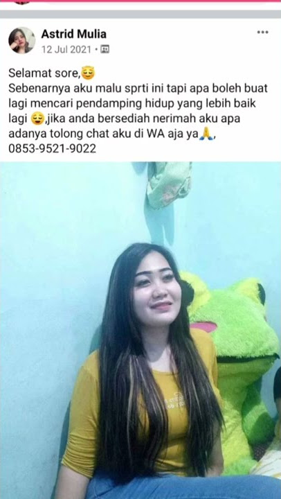 Janda kesepian cari jodoh