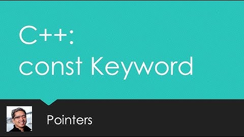 (C++) The const Qualifier on Pointers