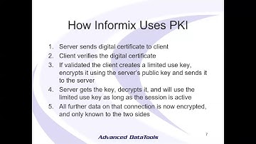 Informix Client Server Encryption by Thomas Beebe