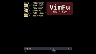 VimFu — The n Key