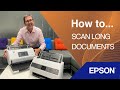 How to scan long documents