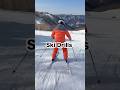 【Ski drill: How to determine the direction in which to drop your center of gravity】#skihowto