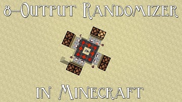 Minecraft Tutorial: 8-Output Randomizer