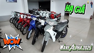 “HẠ GIÁ”  Wave Alpha 110 2025 FULL COLOR ▶ Wave Alpha 110 2025 có gì HOT..? 🔴 TOP 5 ĐAM MÊ