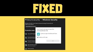[FIXED] Windows Security not Opening or Working in Windows 11 Profile