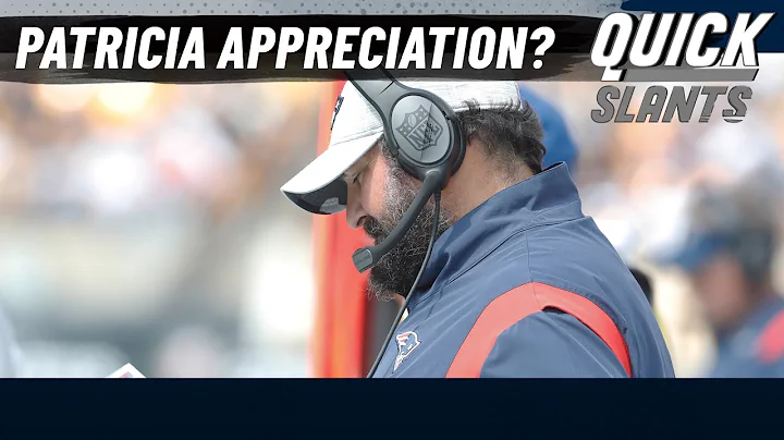 Matt Patricia deserve more credit for Patriots' of...