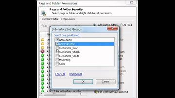 V11 Setting Security on Pages and Components - Using the Page Permissions Genie