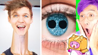 People With UNIQUE FEATURES on TikTok! (HIDDEN TALENTS!) *LANKYBOX REACTS!*