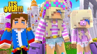 Minecraft LITTLE DONNY BREAKS UP WITH LITTLE LEAH & KICKS HER OUT!!! screenshot 5