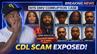 CDL Scam Exposed! NY DMV Workers Busted Letting People Cheat (Disguised as a Man!)