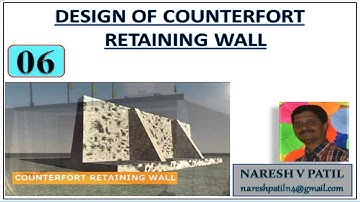 Design of Counterfort Retaining Wall - class 06