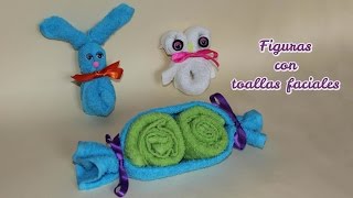 Como hacer figuras con toallas faciales