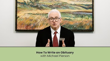 How to write an obituary