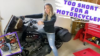TIPS FOR SHORT MOTORCYCLE RIDERS  From a short girl!