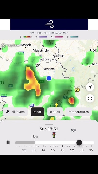 Chove no GP da Bélgica? A previsão do tempo indica que sim. Mas quando? #f1 #formula1 #shorts
