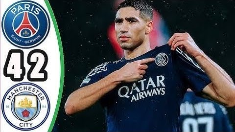 PSG vs Manchester City 4-2 || All Goals & Highlights | UEFA Champions League 24/25
