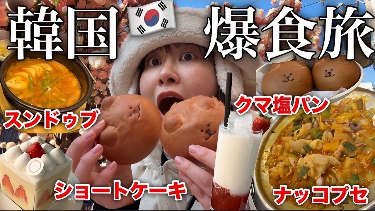 【韓国爆食ツアー】真冬の韓国で食べ歩きしまくったら今日も最高に楽しかった！イェイ！