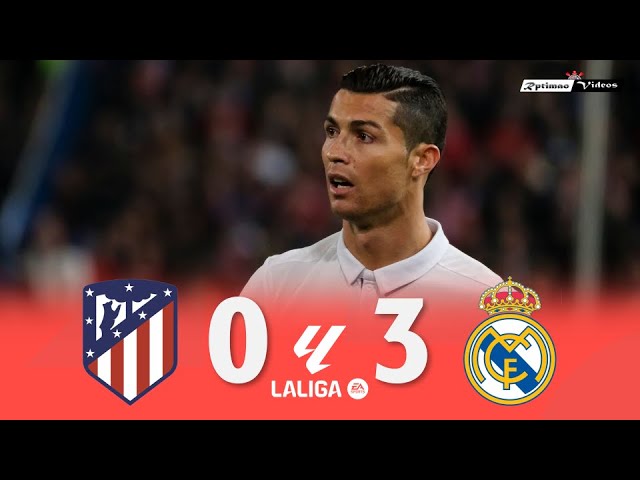 Cristiano Ronaldo Hatrick Goal - Real Madrid vs Atletico Madrid 3-0 UCL  02/05/2017 HD animated gif