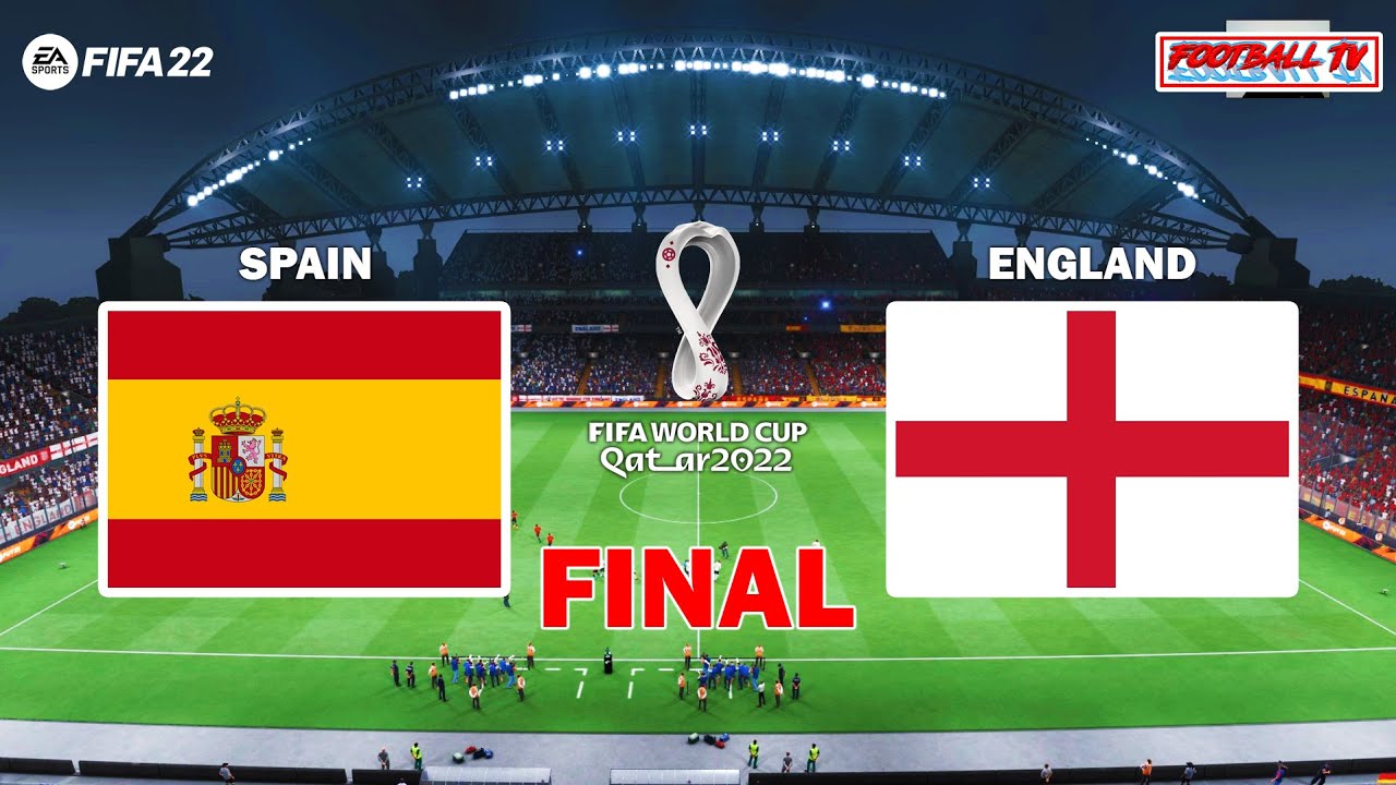 FIFA 22 SPAIN vs ENGLAND Final FIFA World Cup 2022 Gameplay PC