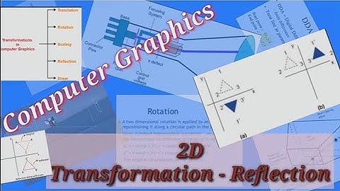 2D Transformation - Reflection