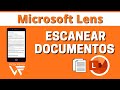 Microsoft Lens Scanner - Escanear documentos a PDF, WORD GRATIS