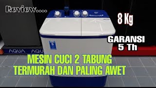 Aqua QW-871XT Mesin Cuci -2 Tabung