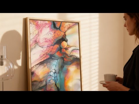 602. Watch What Happens When You Tilt Like This! | Fluid Art