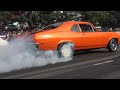 Muscle car street burnouts hot rods peeling out burning rubber adirondack nationals samspace81 vlog