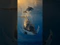 Breathtaking moment: a humpback whale explodes out of the ocean