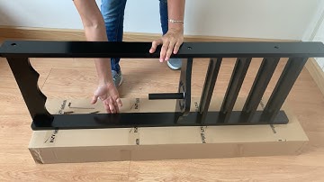 Iszy Billiards 10 Pool Cue Wall Rack Assembling Instruction Model CR-6