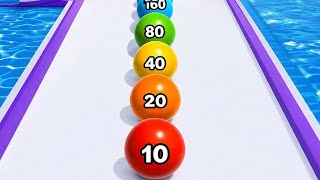 Ball Run Challenge | Colorful Ball Race  2048 ball running gameplay 3d  ||Zombo gamer ||hr63g5 screenshot 3