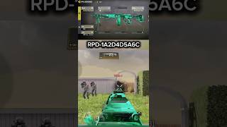 RPD Build For MP Rank in COD mobile.#codm #codmobile #codgunsmith #shorts #callofdutymobile