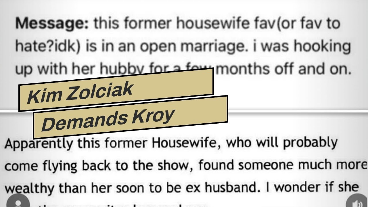 Kim Zolciak Demands Kroy Biermann Get Drug Tested: My Ex Endangers Our Children!