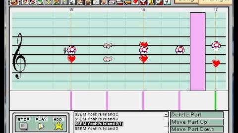 Mario Paint Composer SSBM Yoshi