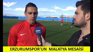 Erzurumspor Malatya Maçı Hazırlıkları Ve Röportajlar