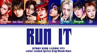 STRAY KIDS - Run It (Color Coded Lyrics)