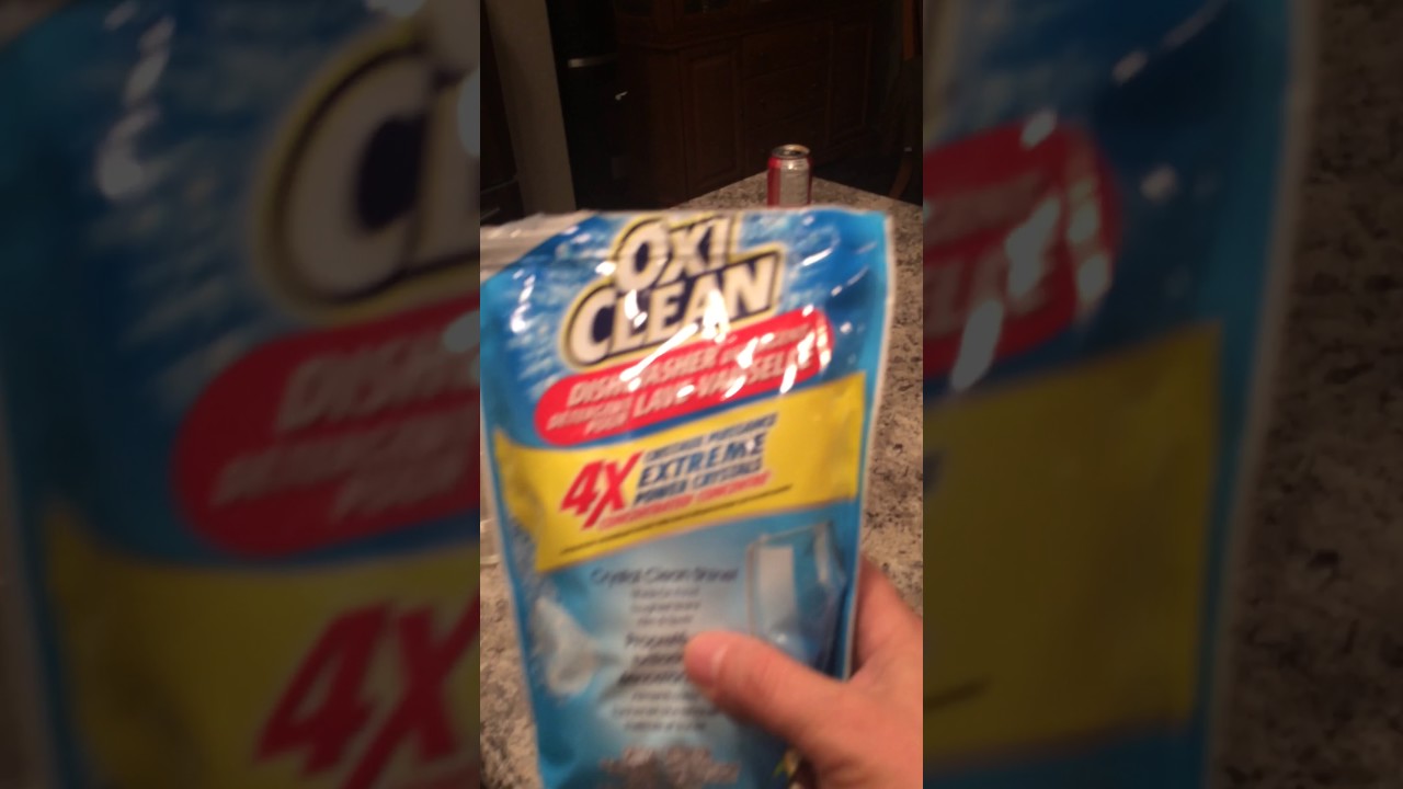 A Real Life Authentic OxiClean Dishwasher Detergent Commercial YouTube