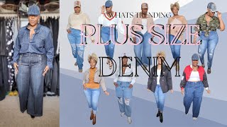 2023 Plus Size Denim Trends |  All Great for The Plus Size HourGlass Figure