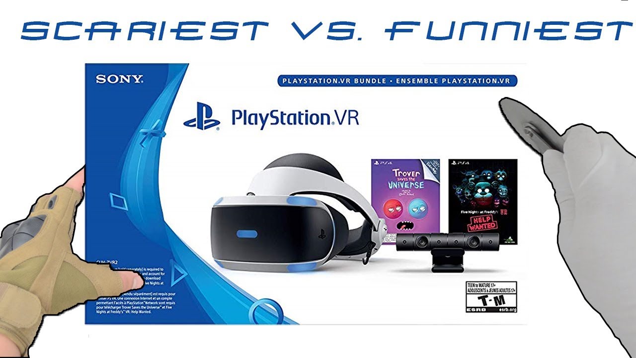 Merchandiser damp nuttet PlayStation VR Trover and Five Nights at Freddy's Bundle Unboxing - YouTube