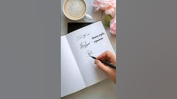 stylish Name signature calligraphy #shorts #calligraphy #signature #sign #handwriting  #lettering