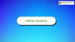 Celebrity Chapter 7 Topic 3 Adding a Backdrop Net Worth