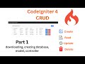 #1 CodeIgniter 4 CRUD Tutorial - Part 1: Download, Setup, Controller & Model