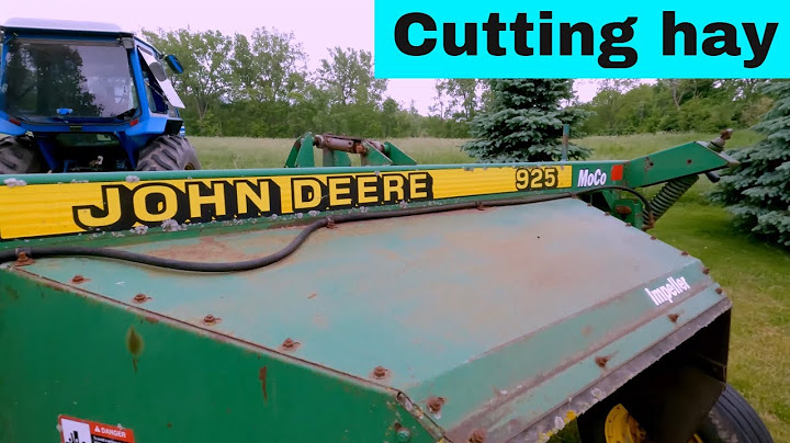Cutting Hay with a Mower Conditioner - First Cut of the Season (Step 1 of 4)