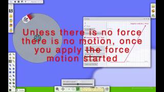 Newton's laws of motion||Practical Physics||Algodoo