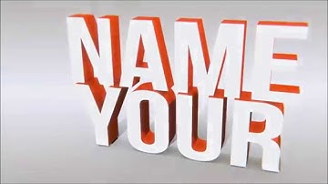 Your name intro "how to make an Intro" (13) [60fps]