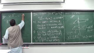 Lecture 4 (Part 5): Proof of theorem for minimum norm solution of consistent system of equations