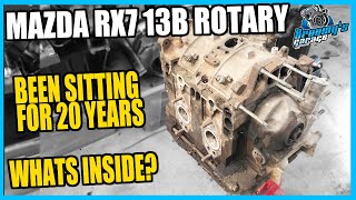 Rotary Engine Teardown. The WORST I've Ever Seen | Mazda FC RX7 13B 6 Port