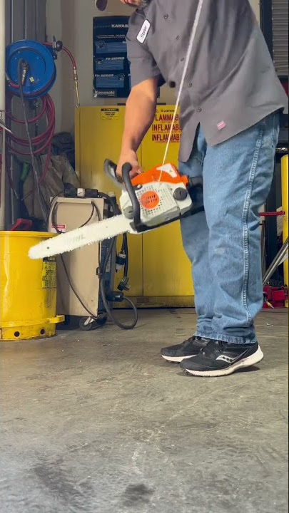 Chainsaw won’t start? Do this.