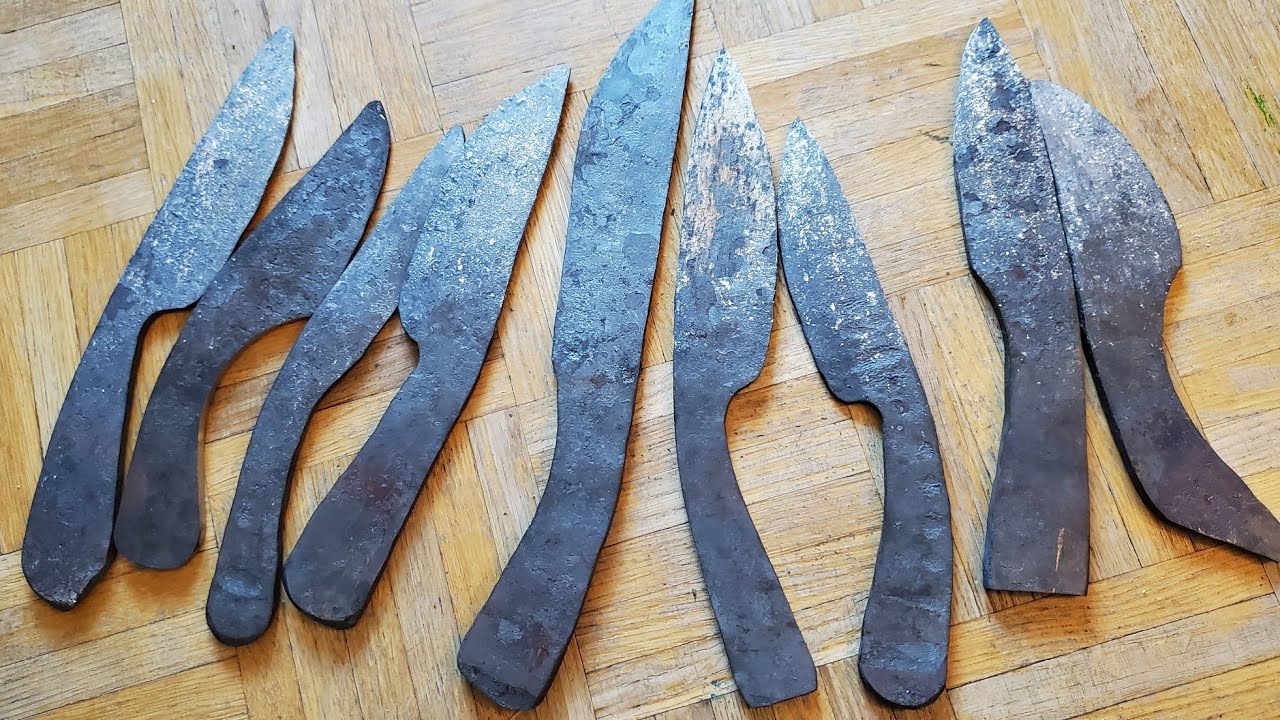5 Knife Blanks in 1 Day!!! YouTube